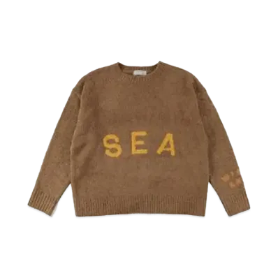 WIND AND SEA x nestwell (SEA) Over crew neck "Brown"