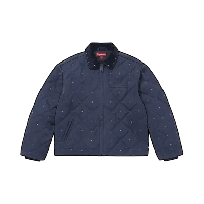 Supreme x b.b. Simon Quilted Work Jacket "Navy"