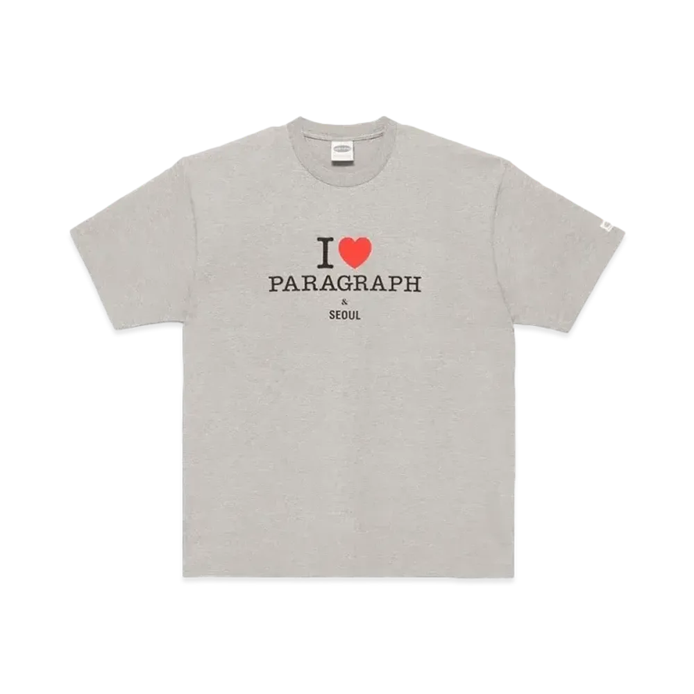 Paragraph Love Paragraph T Shirt "Grey"