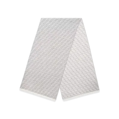 FENDI Scarf FF Wool "Gray"