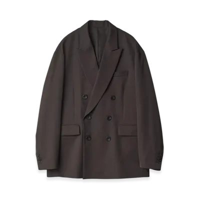 ssstein Oversized Double Breasted Jacket "Grey Khaki"
