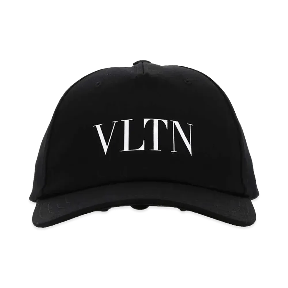 Valentino Gabardine Baseball Cap "Black"