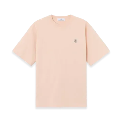 Stone Island 2100030 Combed Organic Cotton Jersey "Plaster Pink"