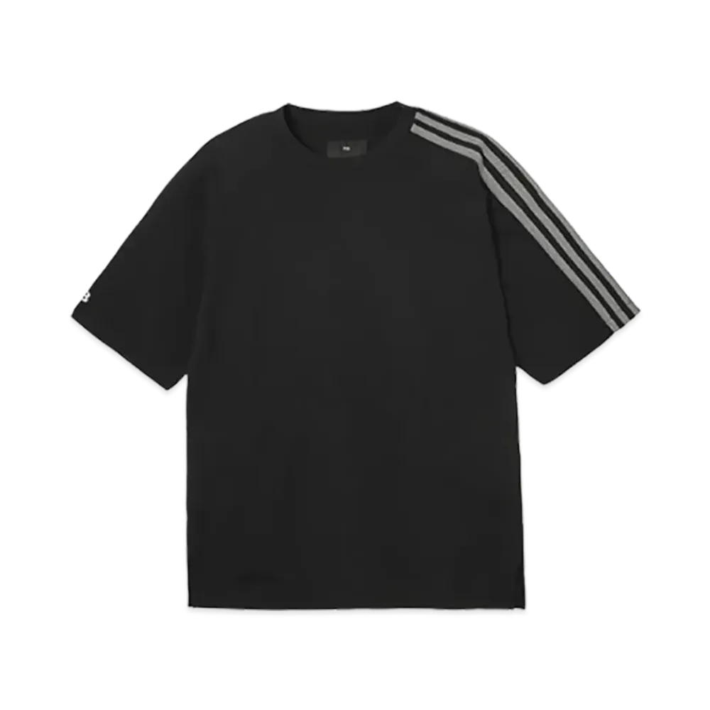 Y-3 3-Stripe SS Tee "Black/Off White"