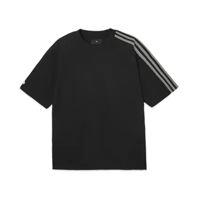 Y-3 3-Stripe SS Tee "Black/Off White"