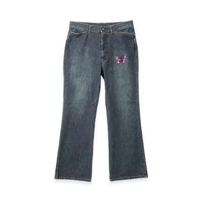 NEEDLES Papillon Emb. Boot-Cut Jean - 12oz Denim "Indigo"