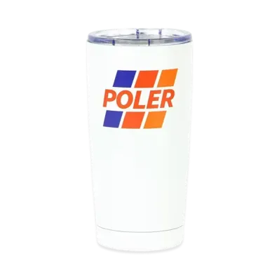 POLeR Tumbler 20 Oz "WhiteRed"