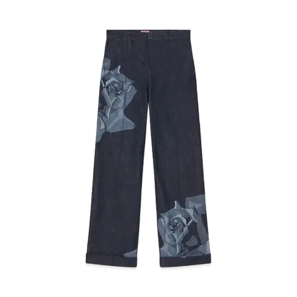 KENZO 'ROSE' Tailored Denim Pants "Rinse Blue Denim"