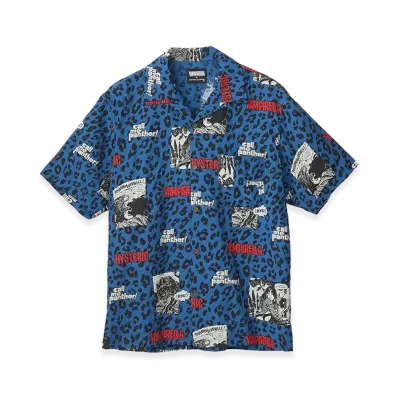 HYSTERIC GLAMOUR x Vampirella Open Collar Shirt "Blue"