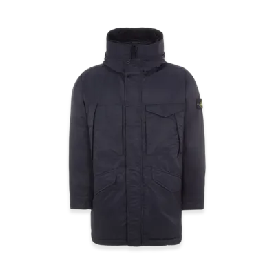 Stone Island 70821 Opaque Nylon Twill Down Parka - 22FW "Navy Blue"