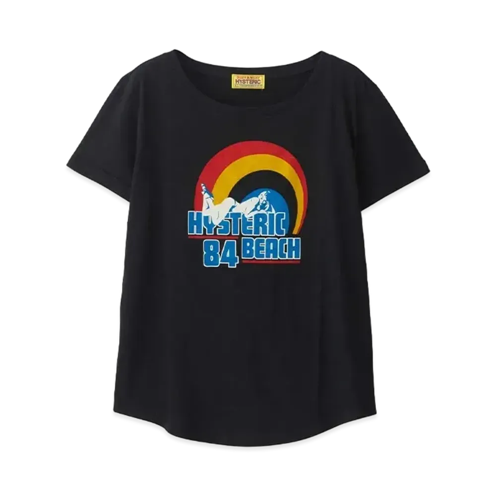 HYSTERIC GLAMOUR Hysteric Beach T-Shirt "Black"