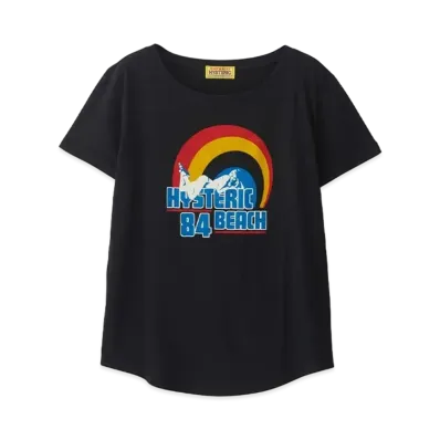 HYSTERIC GLAMOUR Hysteric Beach T-Shirt "Black"