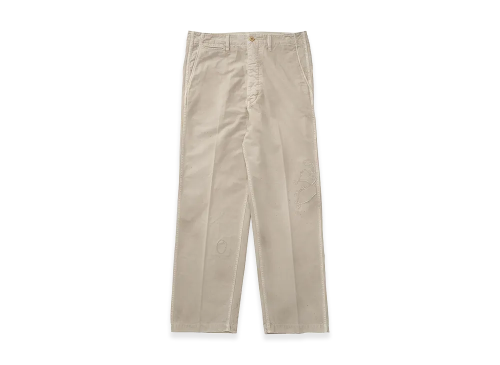 visvim Chino Pants Crash "Ivory"