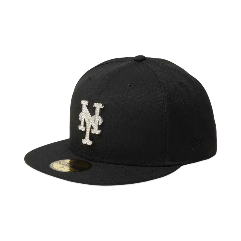 NEW ERA 59Fifty MLB Rhinestone Badge New York Mets "Black"