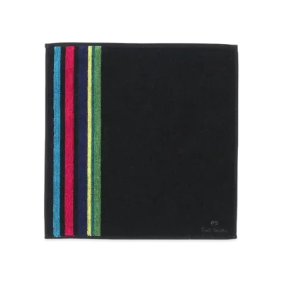 Paul Smith Sports Stripe Line Towel Handkerchief "Black"