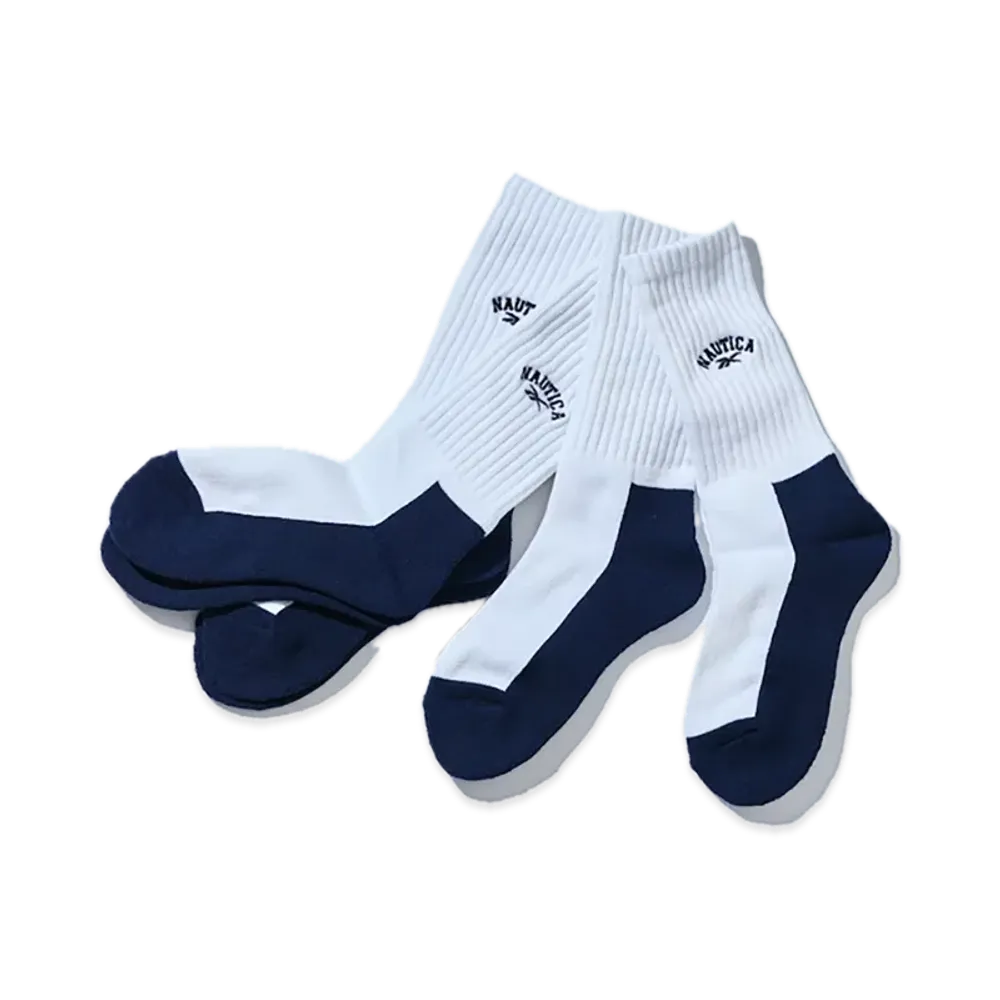 Reebok x NAUTICA 3Pac Sox For Women "White"