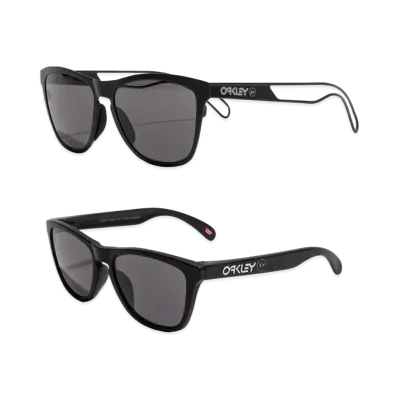 FRAGMENT x OAKLEY Frogskins Bundle Set (TI Satin Black Titanium w & Matte Black Laser w) "Prizm Gray"