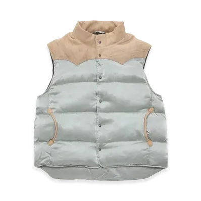visvim Colter Down Vest "LT.Blue"