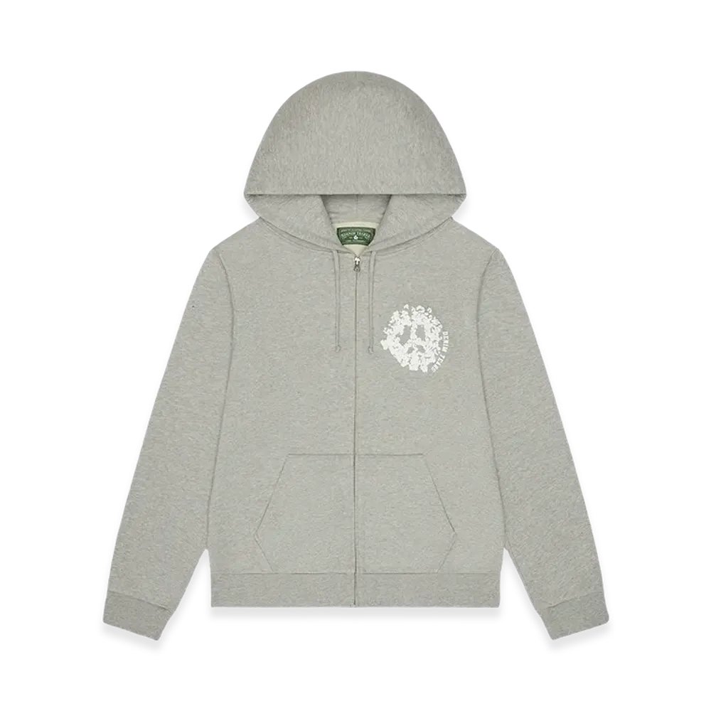 DENIM TEARS Denim University Zip Hoodie "Grey"