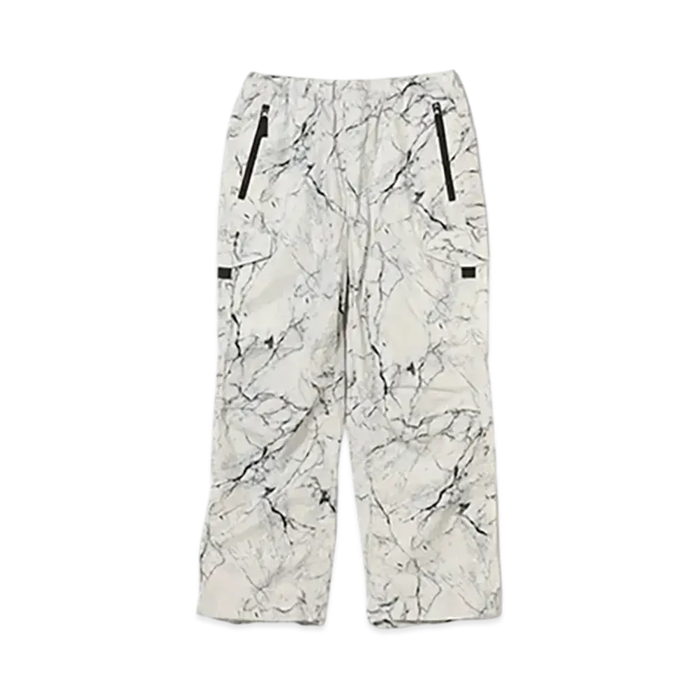BEAMS Water Repellent Allover Print Snow Overpants "White"