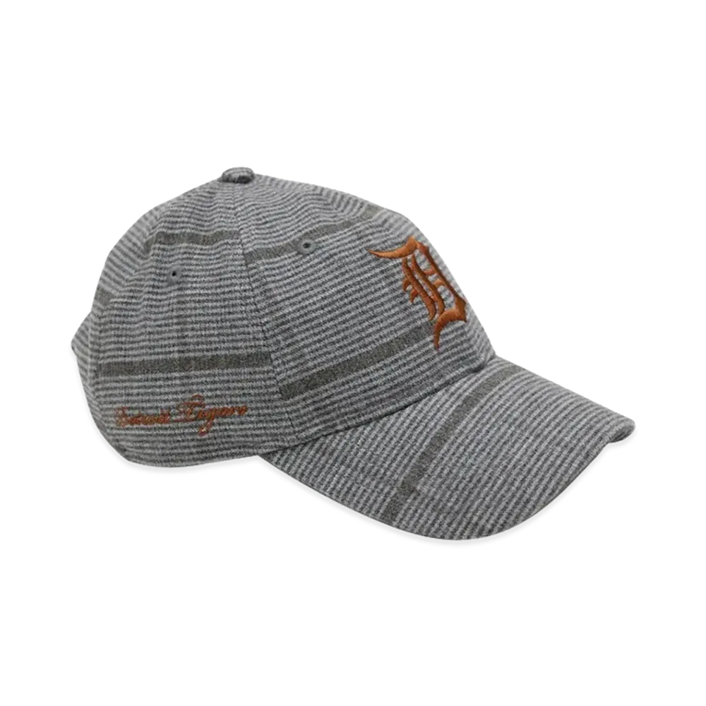 NEW ERA x THE CAP 9Twenty Woven Scorch Detroit Tigers "Charcoal Grey/Check"