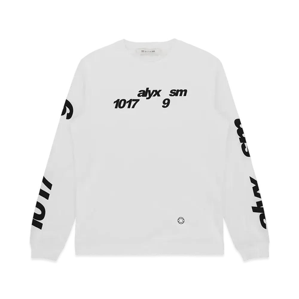 1017 ALYX 9SM Logo Longsleeve Tee "White"