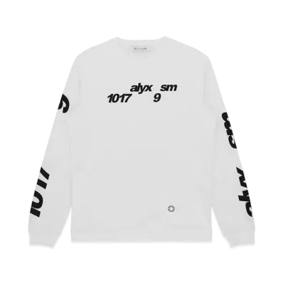 1017 ALYX 9SM Logo Longsleeve Tee "White"