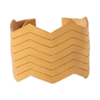 BEAMS Exclusive MOTORATORY / Leather Bangle L "Natural"