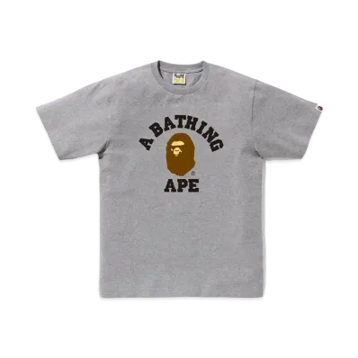 A BATHING APE College Tee "Gray"