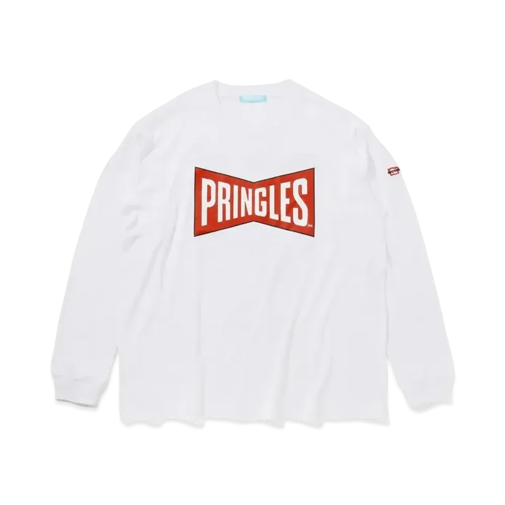 WIND AND SEA x ICECREAM x PRINGLES Cotton L/S T-shirt Pop "White"