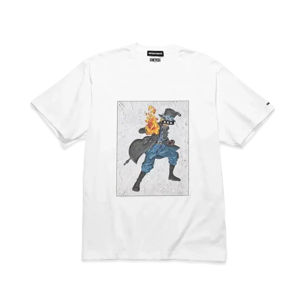 GOD SELECTION XXX ONEPIECE T-SHIRT GX-S21-OPST-03 Sabo "White"