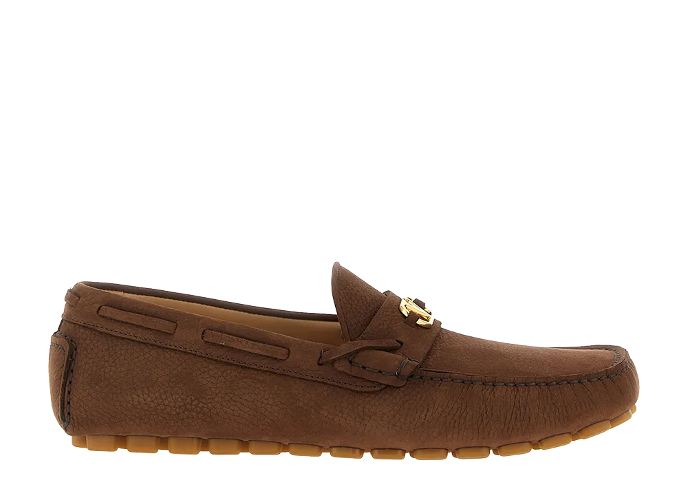 Valentino Garavani driver Fastaway Loafers "Brown"