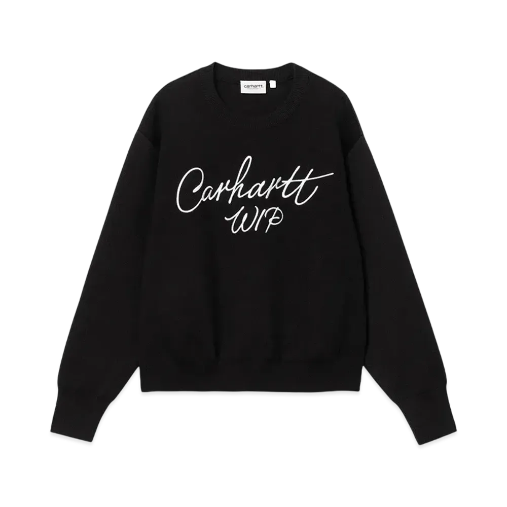 Carhartt WIP W' Signature Sweater "Black/Wax"
