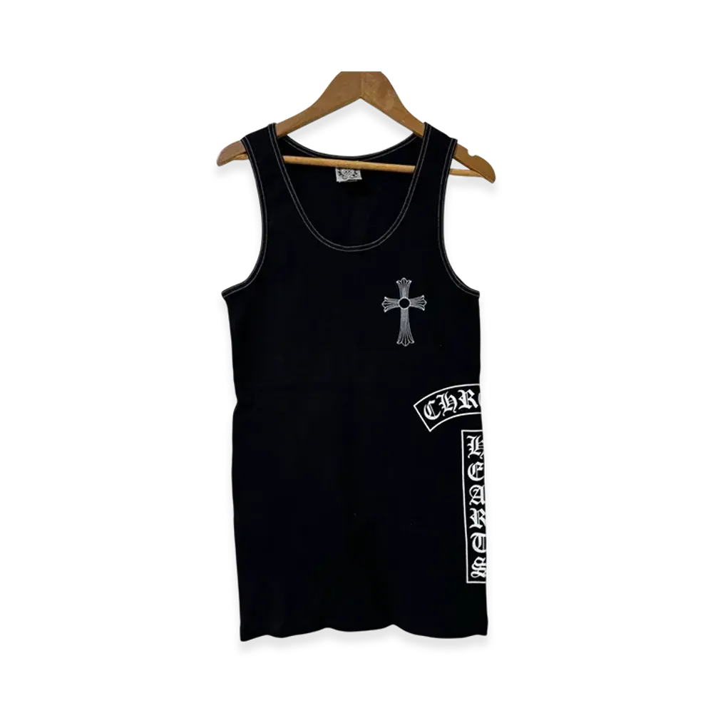 Chrome Hearts Old Fuck You Rib Tank Top "Black"