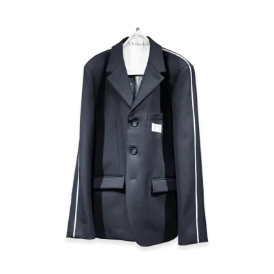 VTMNTS Barcode Tailored Jacket "Black"