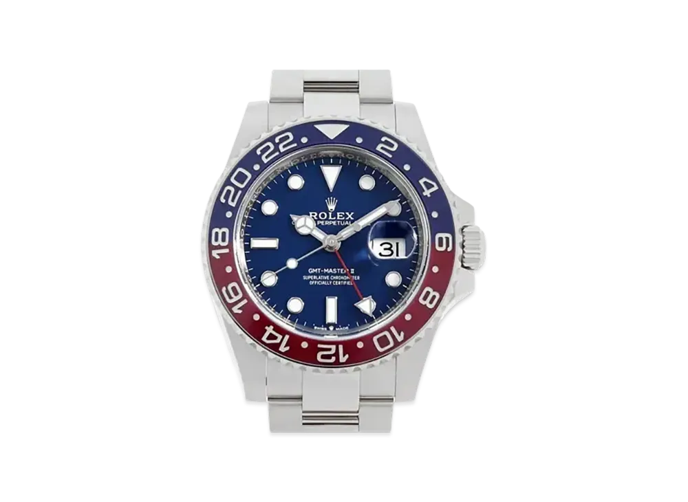 ROLEX GMT Master II "Blue/White Gold"