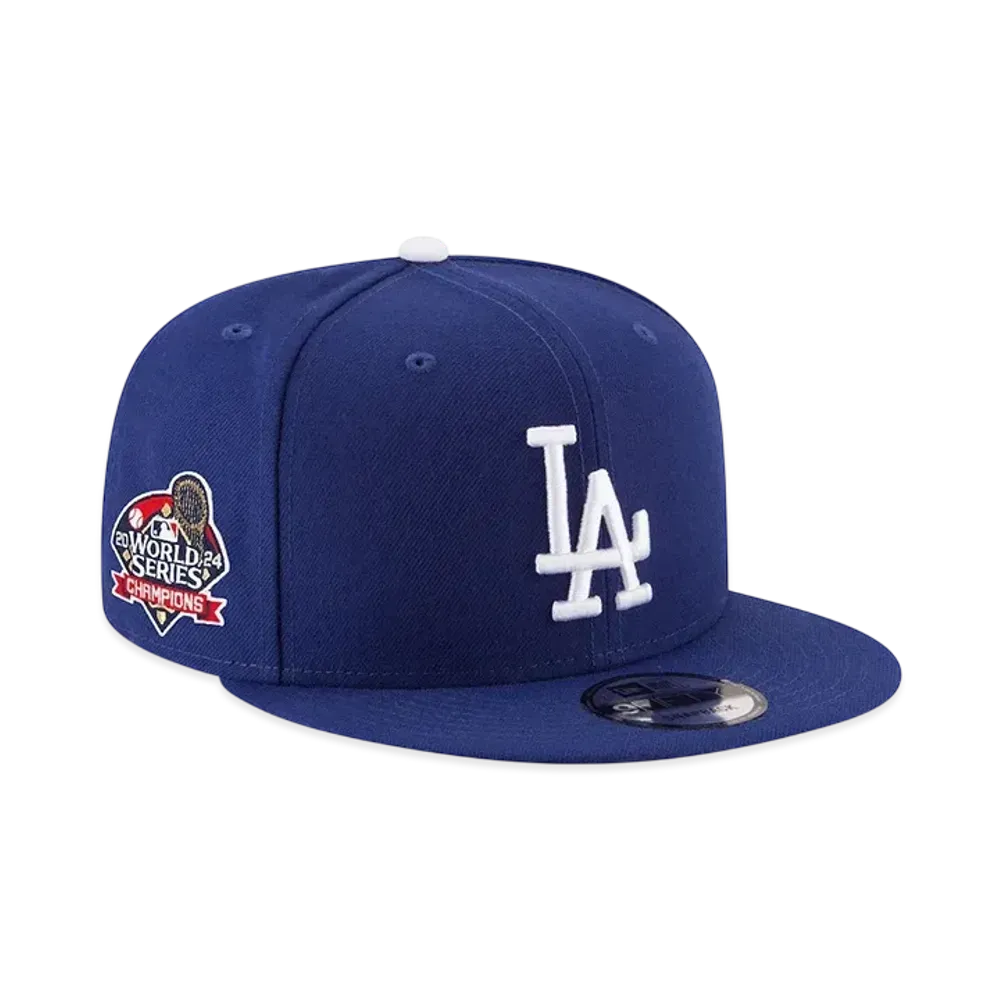 MLB Los Angeles Dodgers New Era 2024 World Series Champions Side Patch 9FIFTY "Royal"
