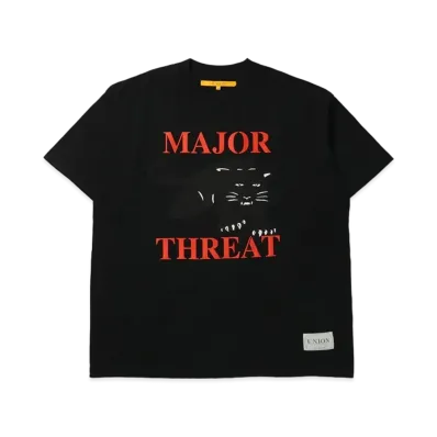 UNION Major Threat Elevated S/S Tee "Black"