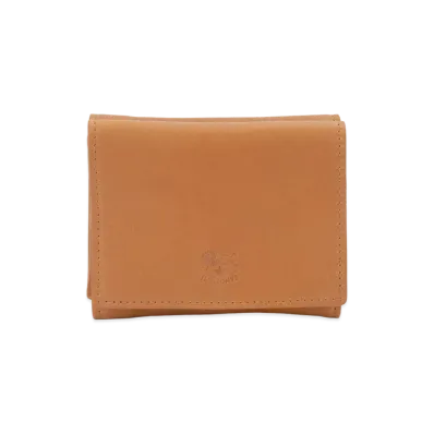 IL BISONTE Trifold Wallet "Natural Brown"