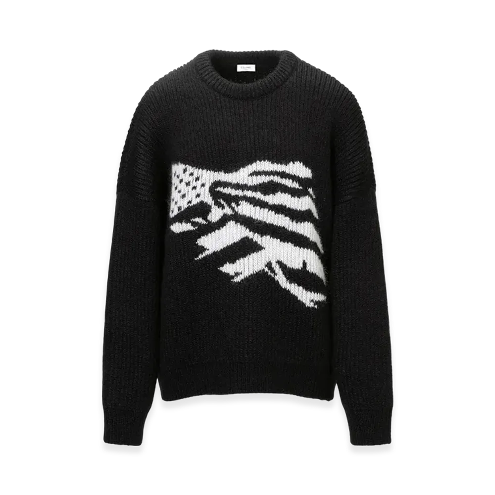 CELINE Crew Neck Knit "Black"