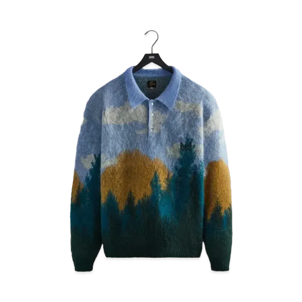 Kith x Needles Mohair Spruce Polo "Stadium"