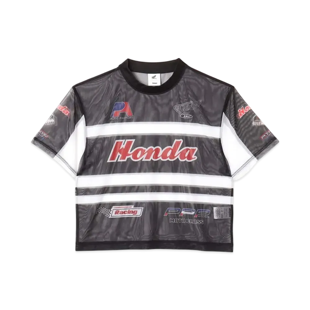 atmos pink x HONDA Racing See-through T-shirt "Black"
