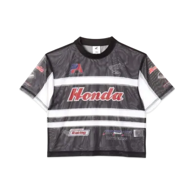 atmos pink x HONDA Racing See-through T-shirt "Black"