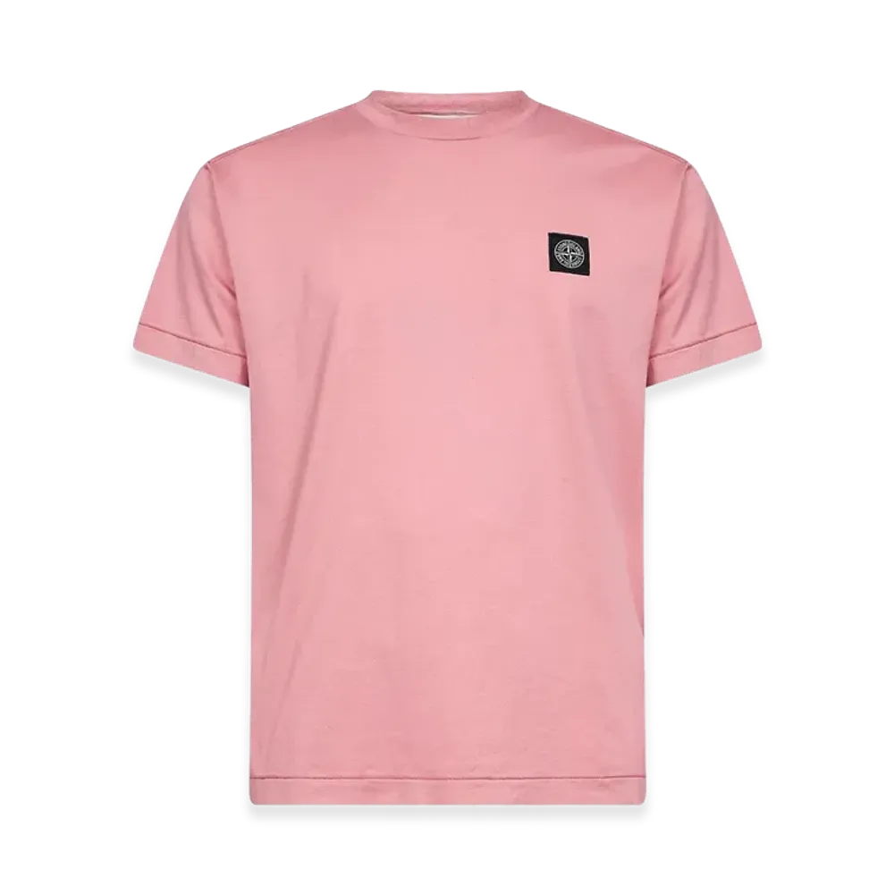 ストーンアイランド スリムフィット コットン ジャージー Tシャツ コンパス パッチ付き "バイオレット"
