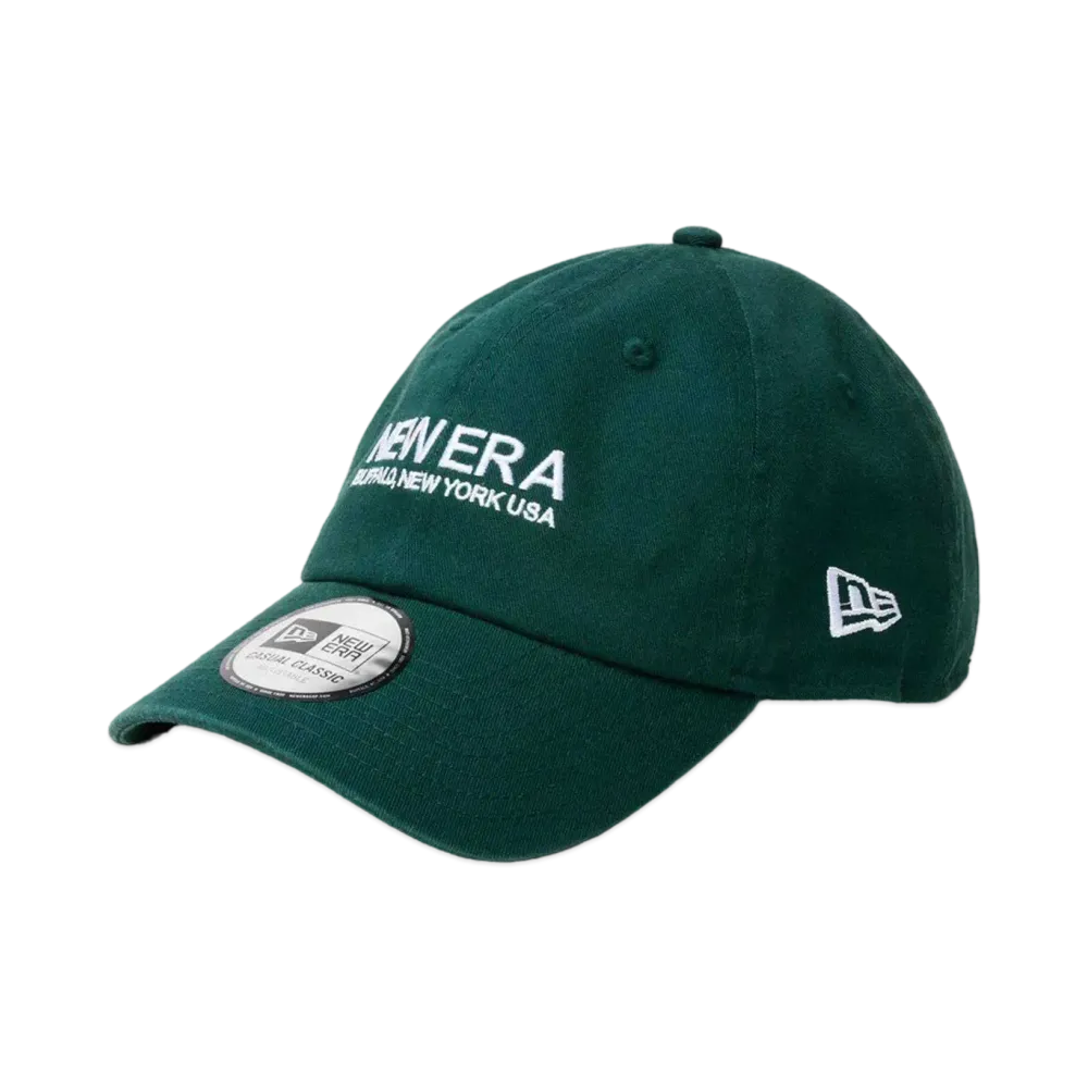 NEW ERA Casual Classic The Origin Strap Logo "Dark Green"