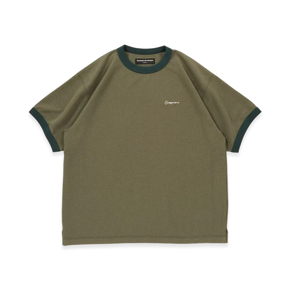 Diaspora skateboards Waffle Trim Top "Olive"