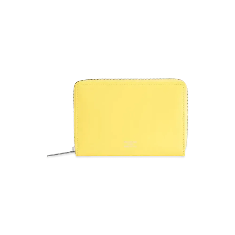 BALENCIAGA Envelope Key Pouch Smooth Calfskin "Yellow"