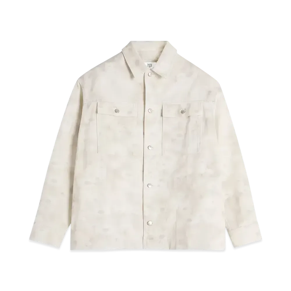 Maison Kitsune Over Shirt "Smoke Print"