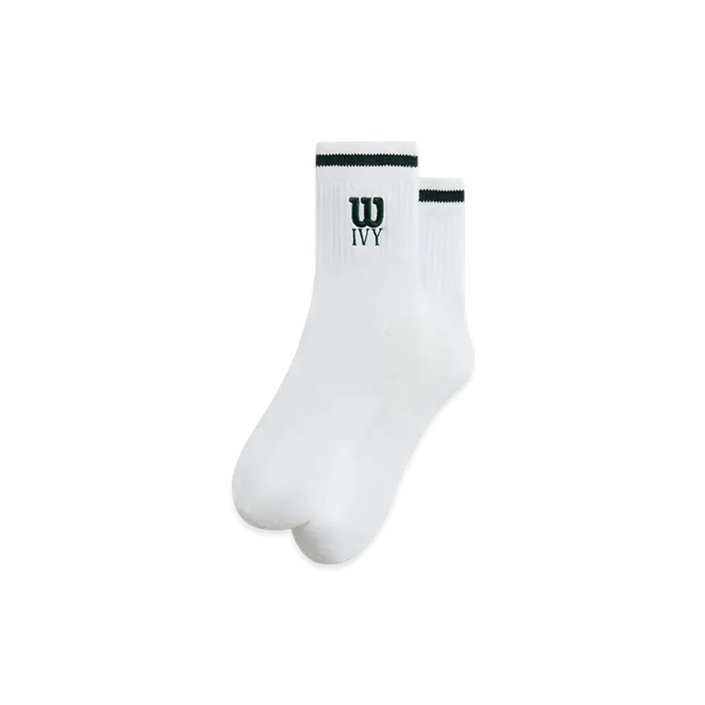 Kith Ivy For Wilson Quarter Top Socks "White"