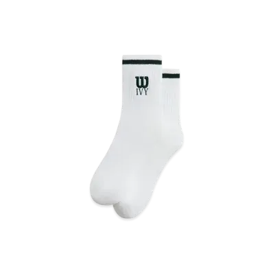 Kith Ivy For Wilson Quarter Top Socks "White"